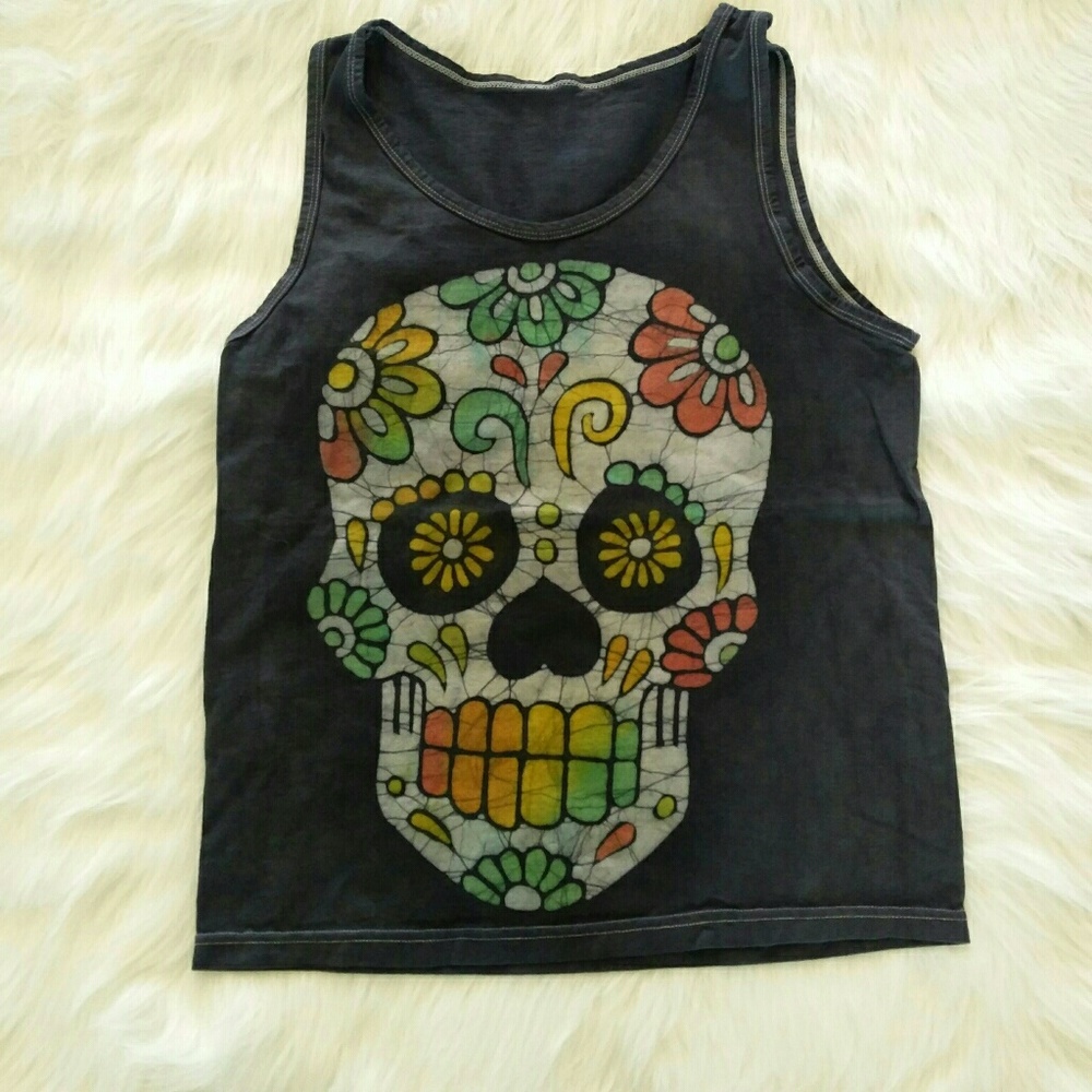 ⚡3 for $15⚡Sugar Skulls Tank Top